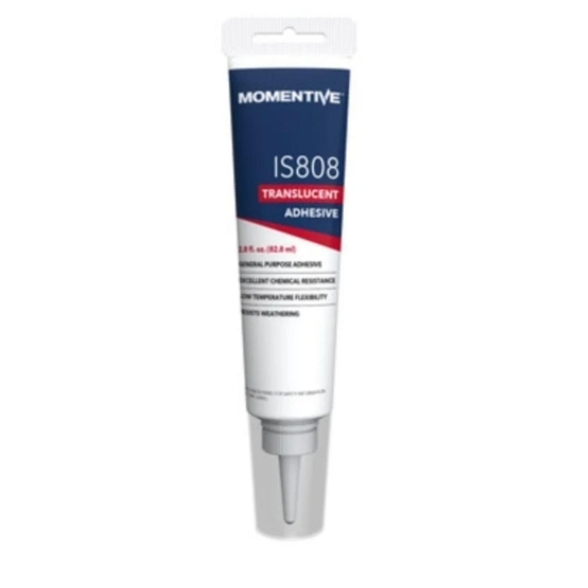 Momentive IS808 Silicone Sealant - Clear - 2.8 oz Tube